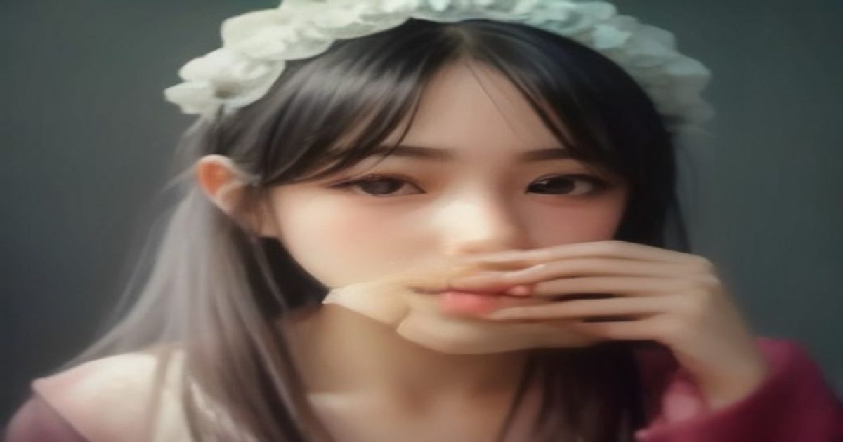 武藤绫香官方形象大图，阳光清新自然系风格，橄榄绿背景下艺人面带微笑，气质温柔优雅，光线明亮柔和